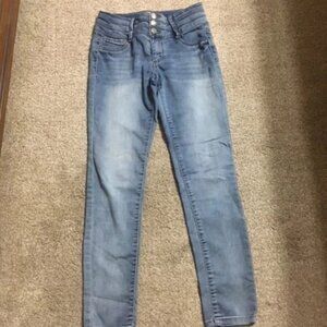 Girl's Mudd Jeans--Blue--Size 12--Adjustable Waist